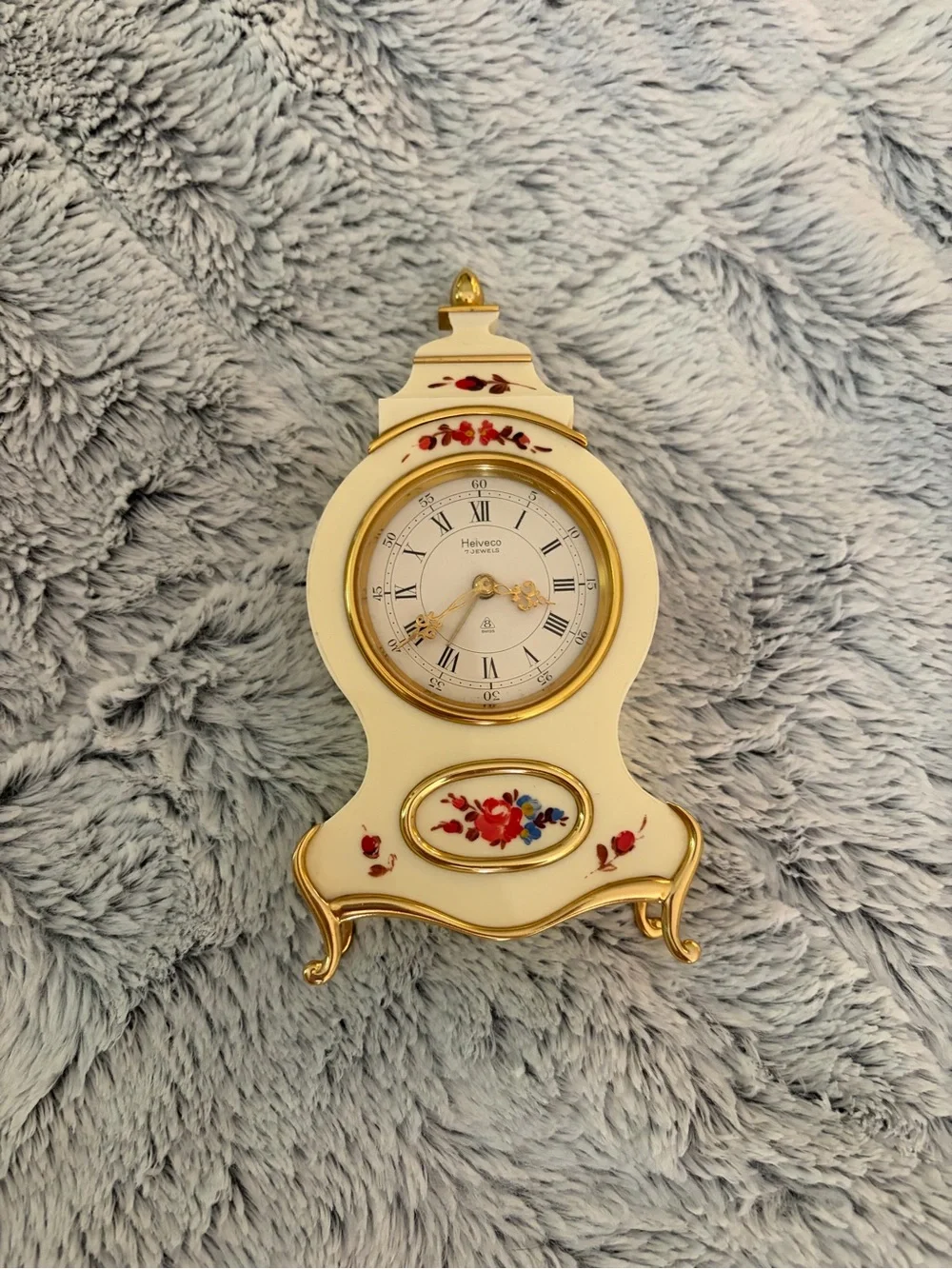 vintage Helveco 7 Jewels Swiss-made clock